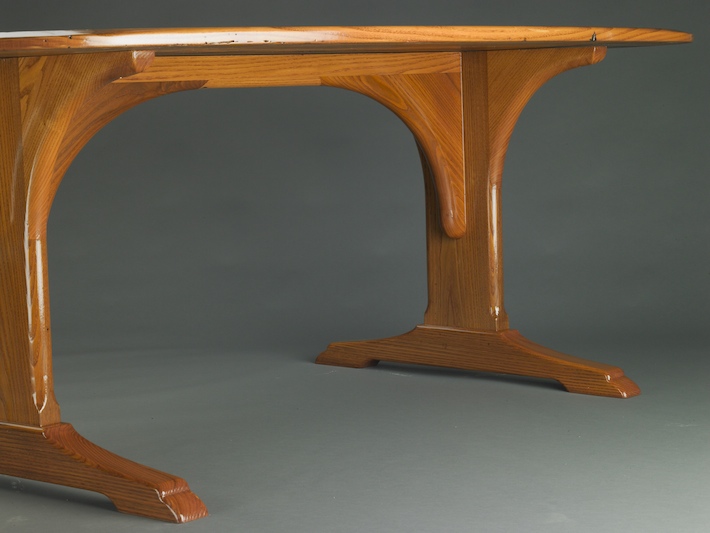 Conference table, American chestnut